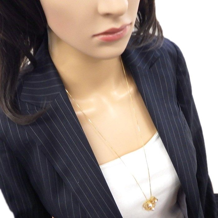 TASAKI Inviting Enema Necklace with Akoya Pearls & Diamonds