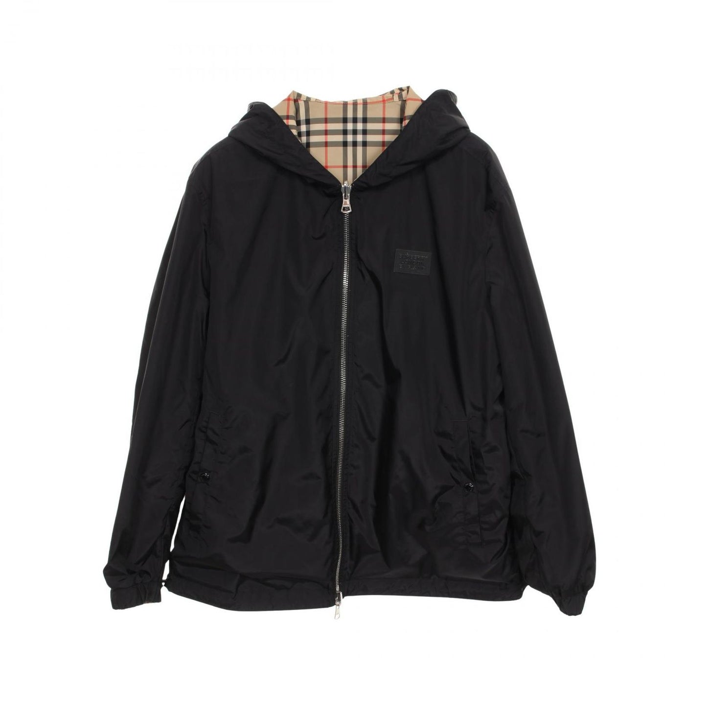 BURBERRY Nova Check Reversible Nylon Jacket - Timeless Elegance