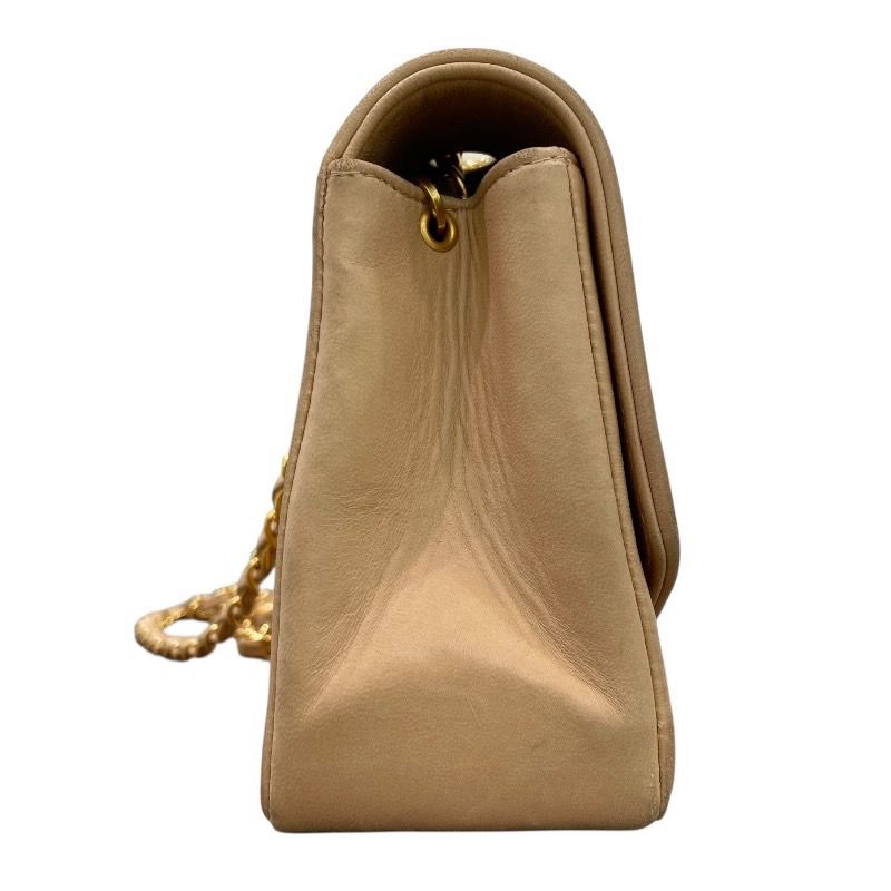CHANEL Diana 22 Beige & Gold Lambskin Shoulder Bag