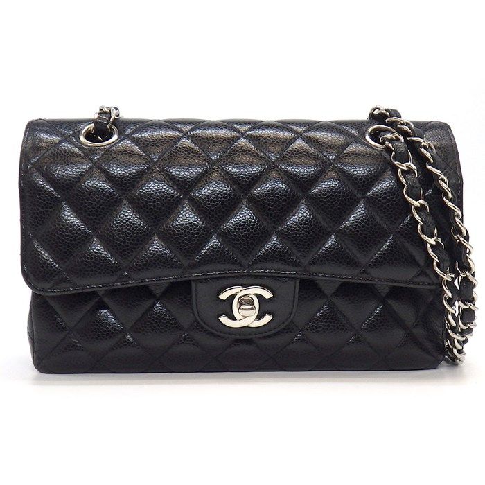 CHANEL Classic Flap Bag Matelassé 23 Small - Black/Bordeaux