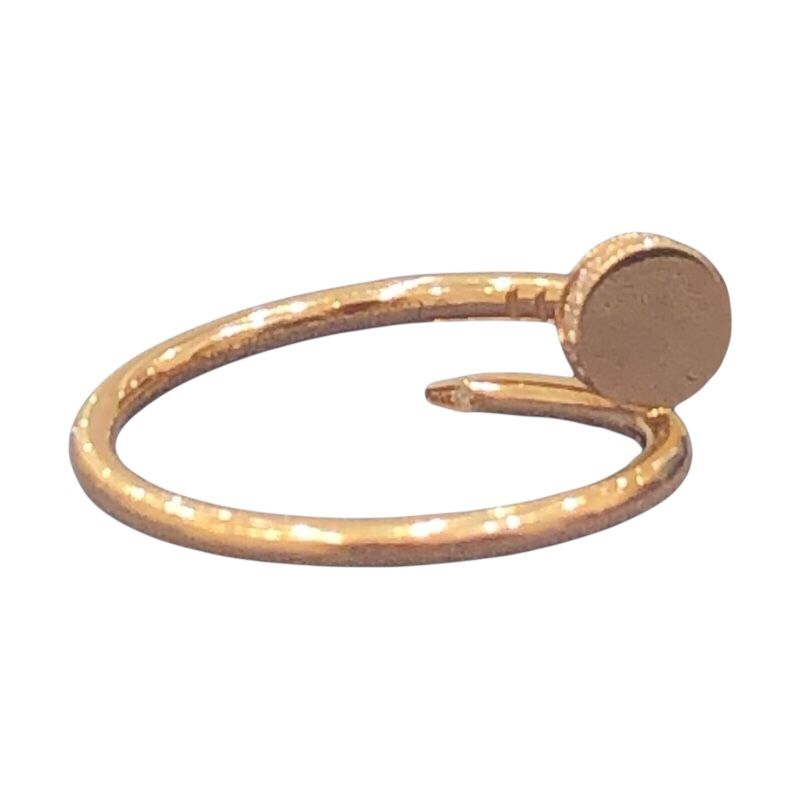 Cartier Juste un Clou Ring SM in 750 Pink Gold - Timeless Elegance