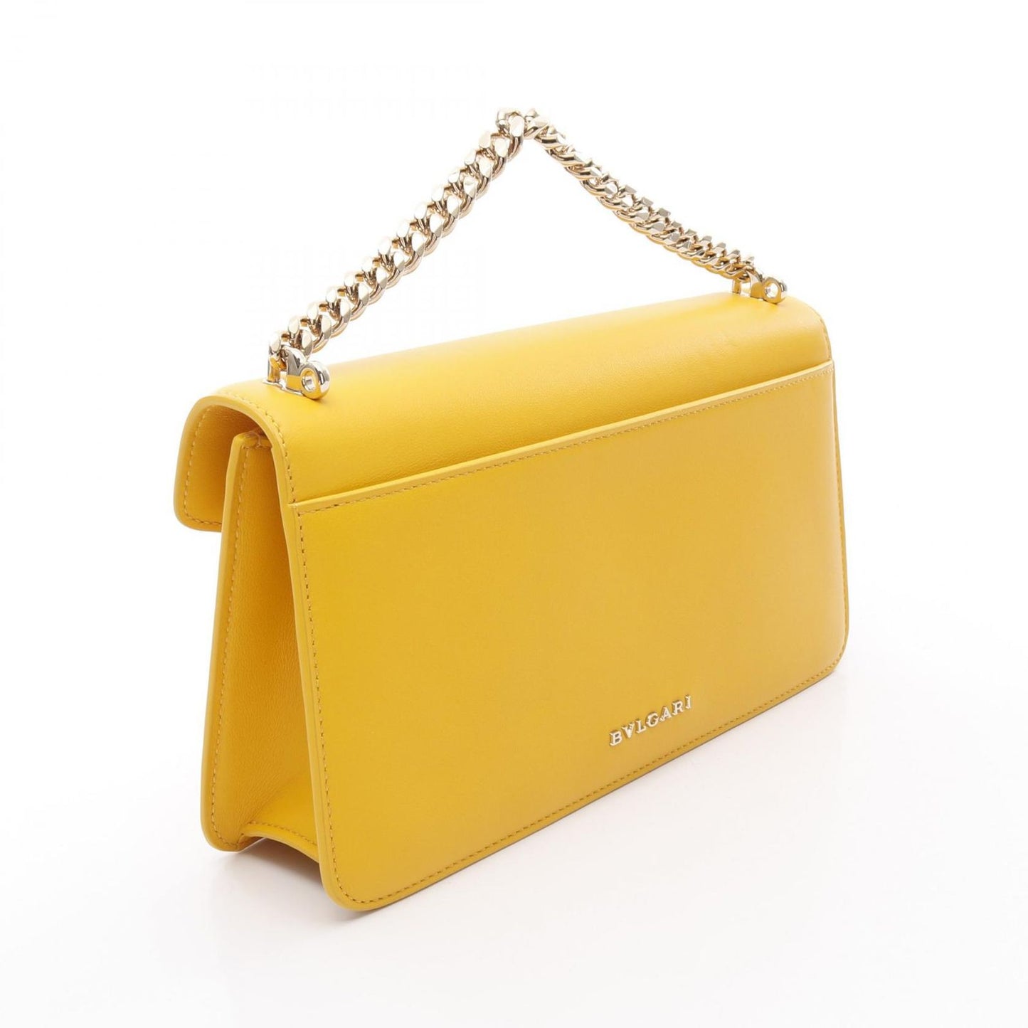 BVLGARI Serpenti Forever Yellow Leather Handbag - Exquisite Craftsmanship