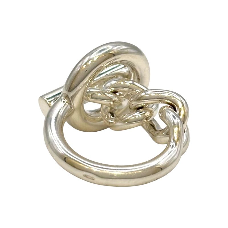HERMES Croisette Ring in Silver 925 - Unisex Luxury Jewelry