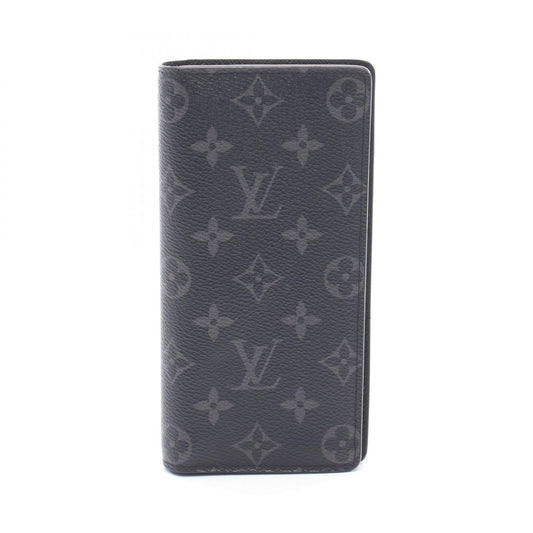 Louis Vuitton Monogram Eclipse Portefeuille Brazza Wallet