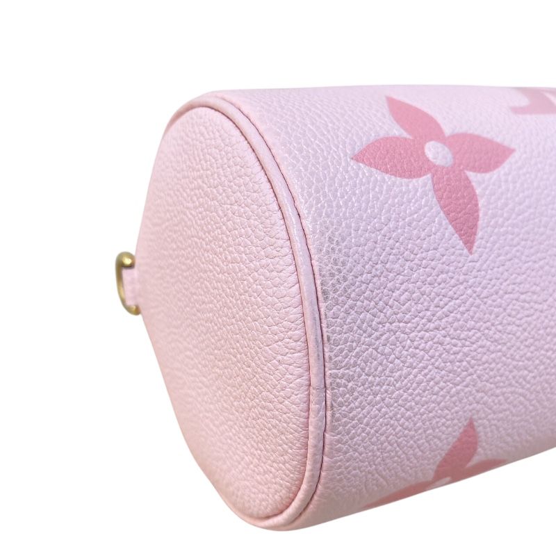 Louis Vuitton Papillon BB Monogram Leather Shoulder Bag - Pink & Gold
