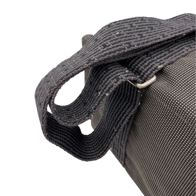 HERMES Aile Ligne Ad MM Backpack in Grey Nylon Canvas