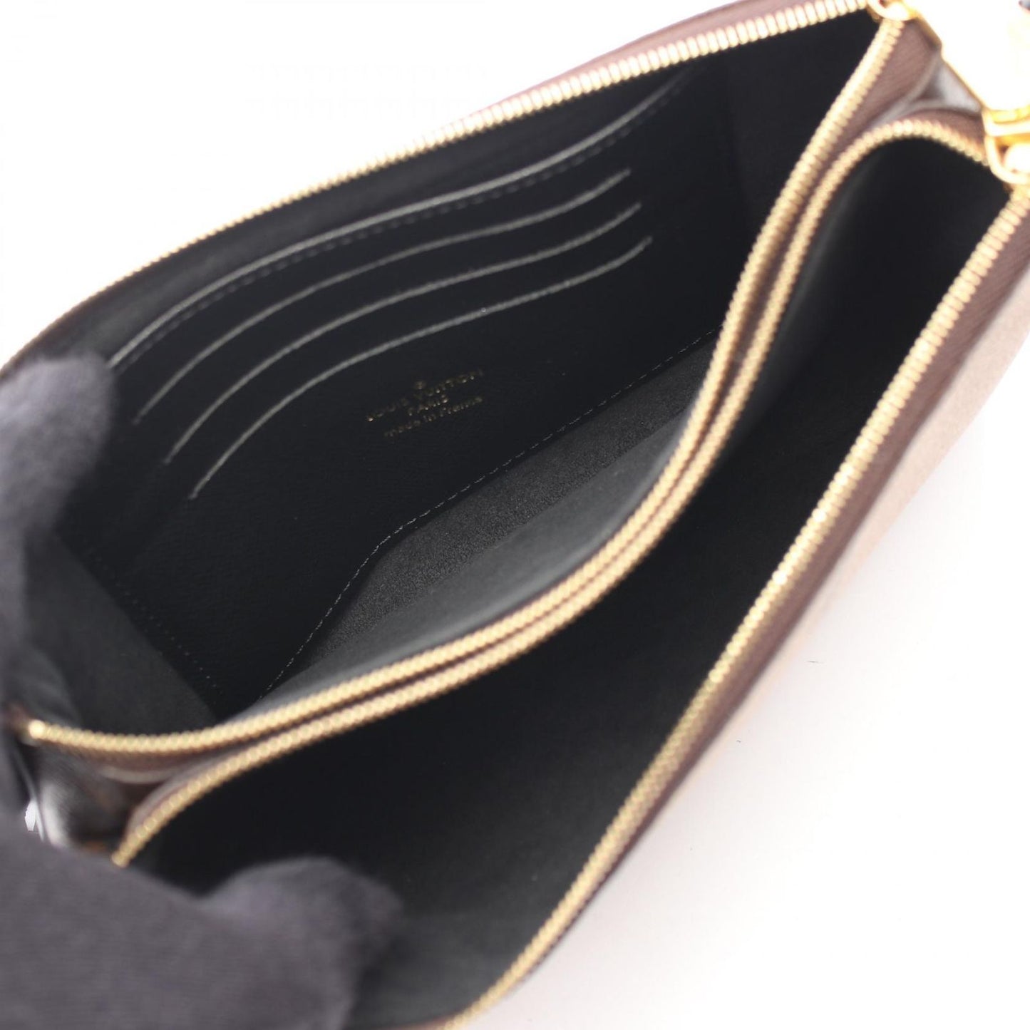 Louis Vuitton Monogram Giant Reverse Double Zip Shoulder Bag