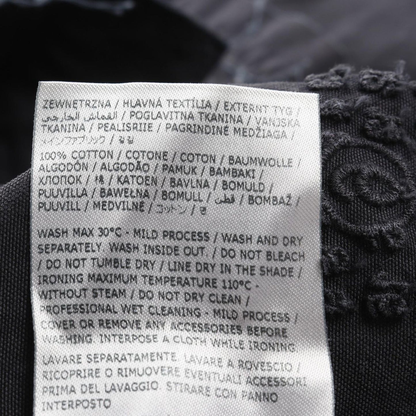 MM6 Black Cotton Jacket - Timeless Elegance for the Modern Man