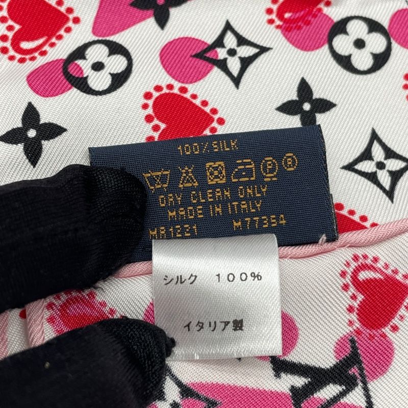 Louis Vuitton Multicolor Silk Bandana Scarf - Timeless Elegance