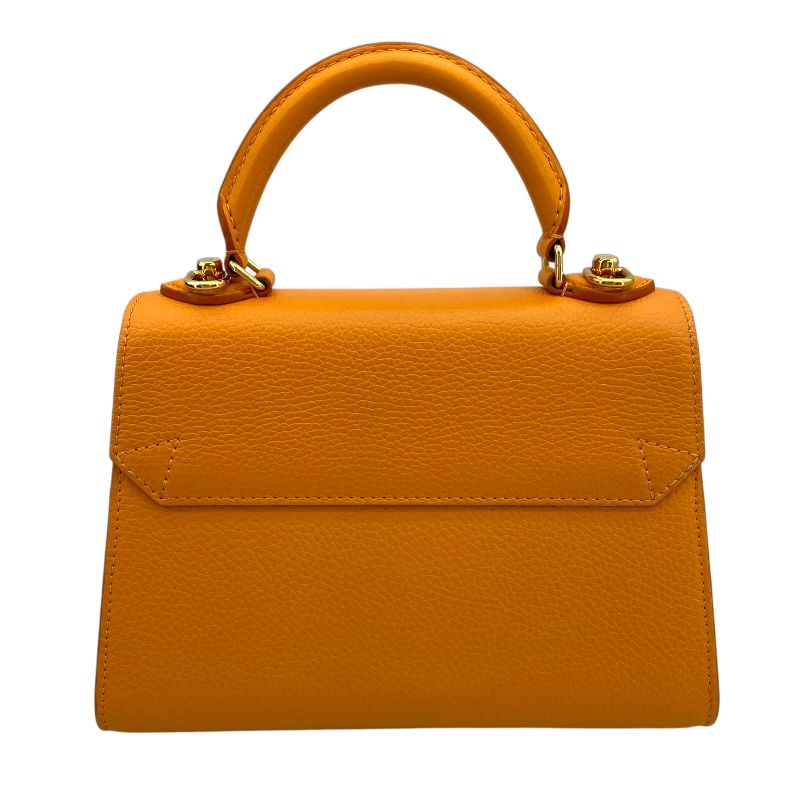 Louis Vuitton Twist One Handle PM Orange Trianon Leather Bag