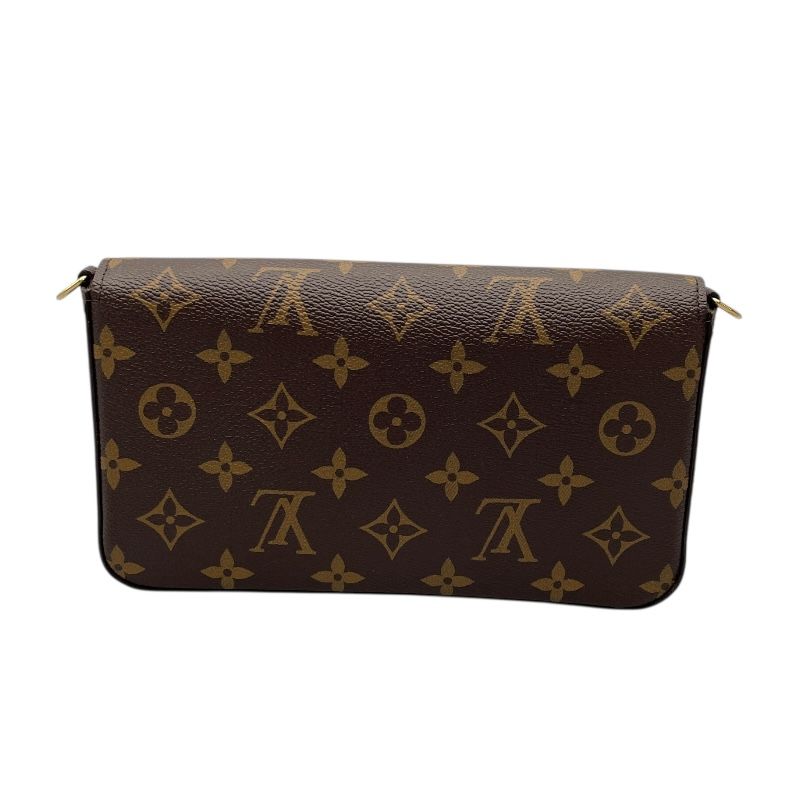 Louis Vuitton Pochette Felicie M61276 Fuchsia Monogram Shoulder Bag