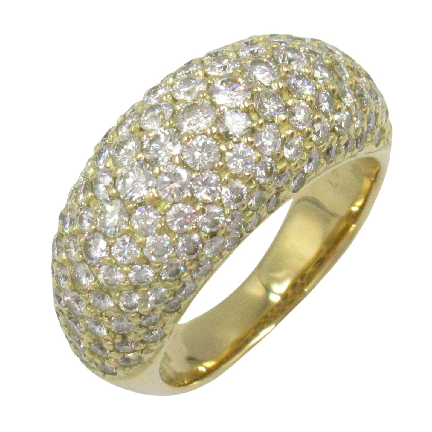 Exquisite K18 Yellow Gold Diamond Ring - 2.47ct Luxury Jewelry