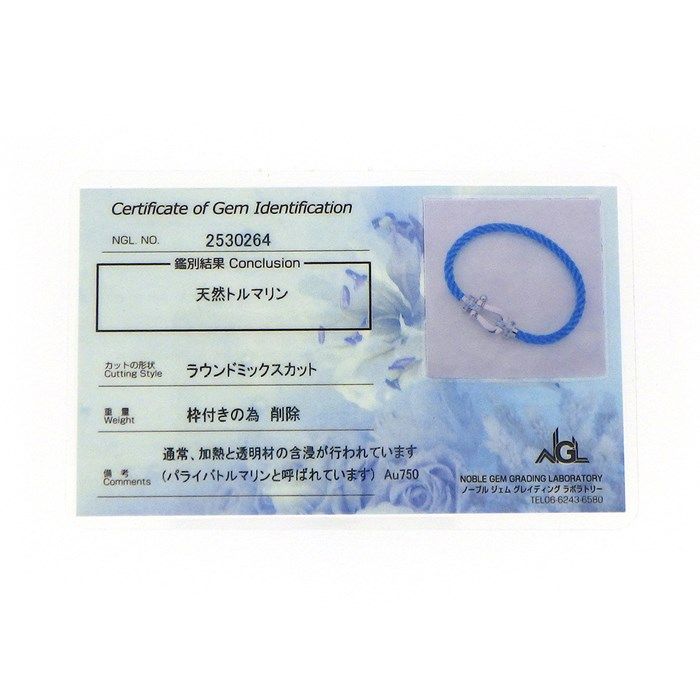 FRED Force 10 Large Model Bracelet with Blue Tourmaline