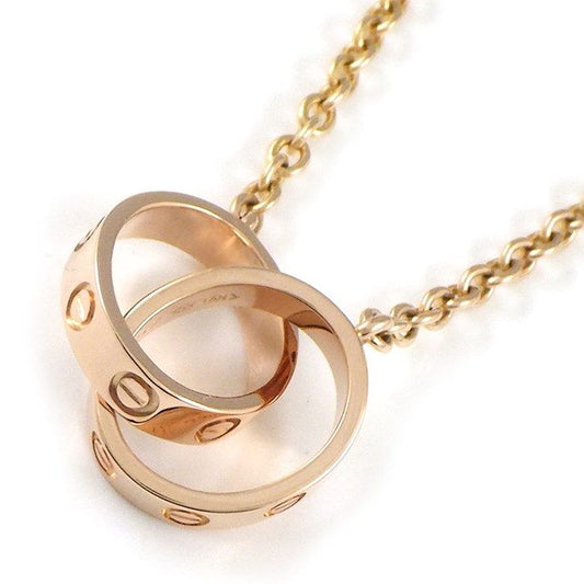 Cartier Love Necklace B7212300 in K18 Pink Gold - Exquisite Craftsmanship
