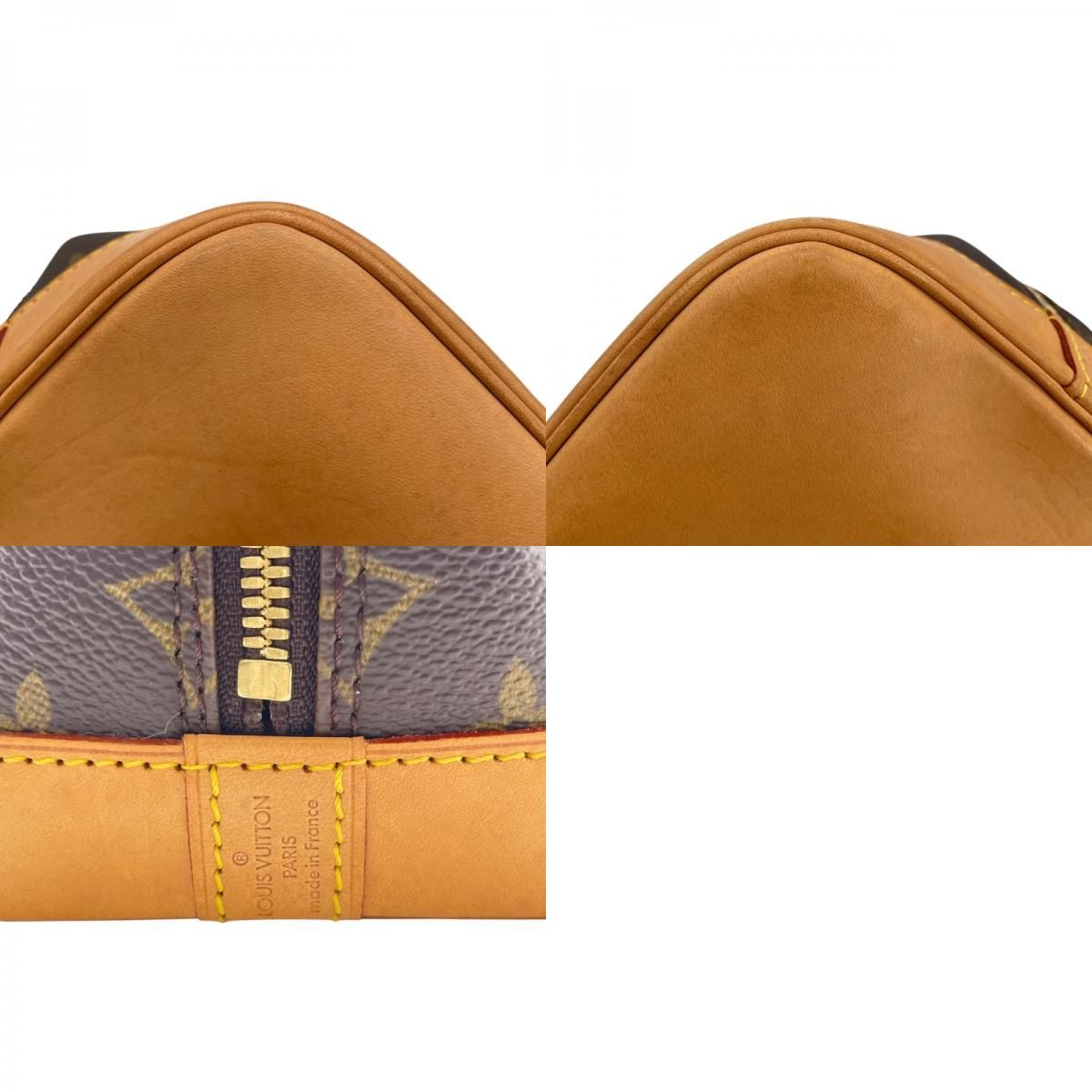 Louis Vuitton Alma M51130 Monogram Canvas Handbag - Brown