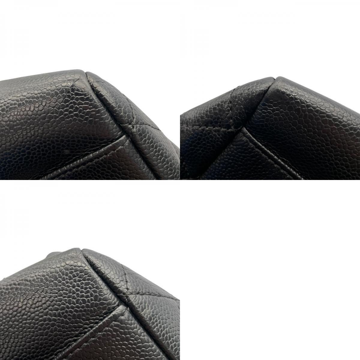 CHANEL GST Tote A50995 - Black Caviar Skin with Gold Hardware