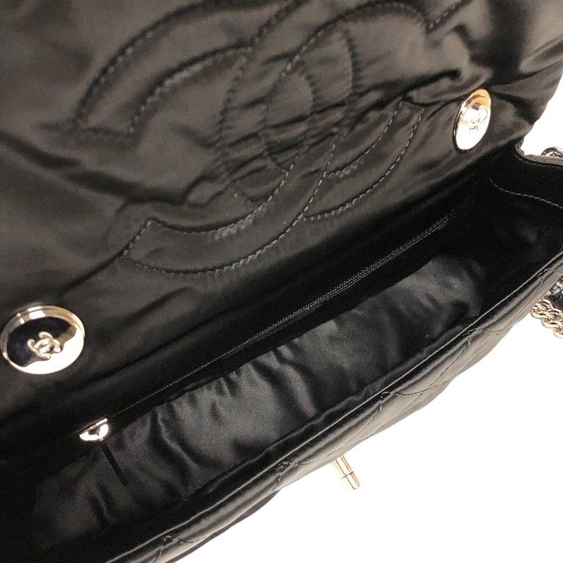 CHANEL Tweed Flap 2Way Bag - Multicolor & Black with Silver Hardware