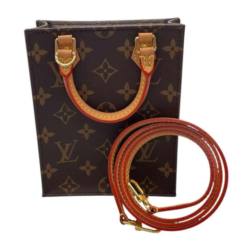 Louis Vuitton Petite Sac Plat M81295 - Iconic Monogram Canvas Shoulder Bag