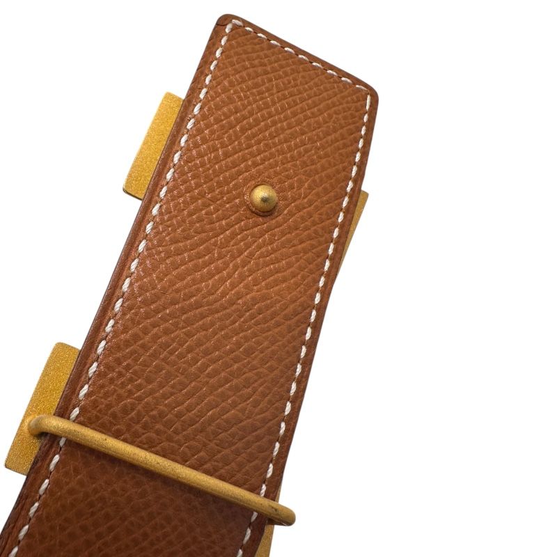 HERMES Constance Belt in Black Box Calf & Epson Leather