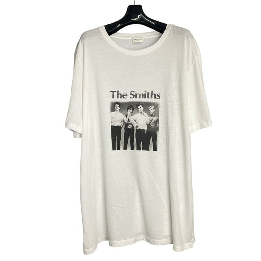 SAINT LAURENT The Smiths Print T-Shirt - White Cotton XL