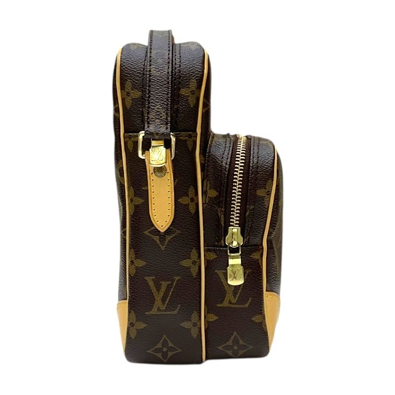 Louis Vuitton Amazon Monogram Canvas & Leather Shoulder Bag - Brown