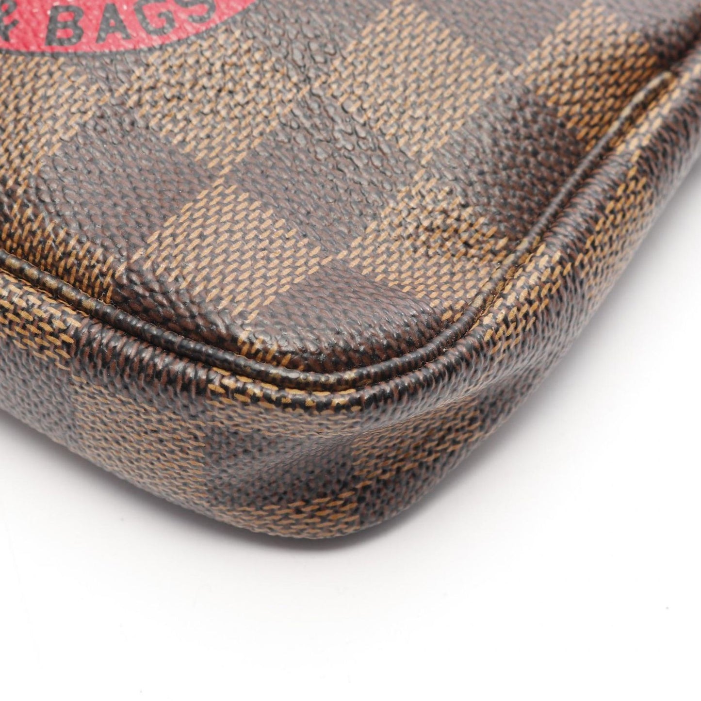 Louis Vuitton Mini Pochette Accessoires Damier Ebene Handbag