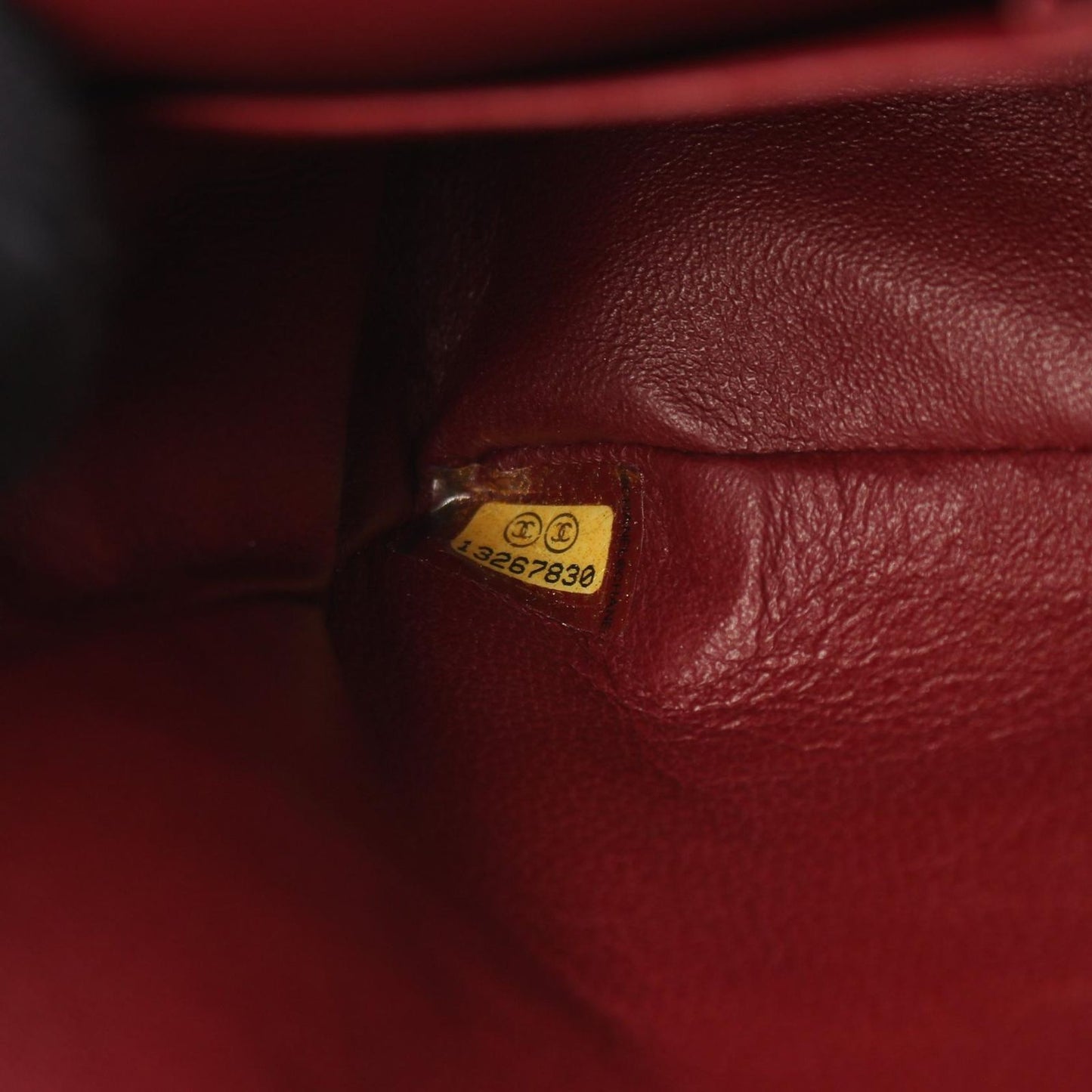 CHANEL Matelassé Double Flap Shoulder Bag in Red Gradient Lambskin