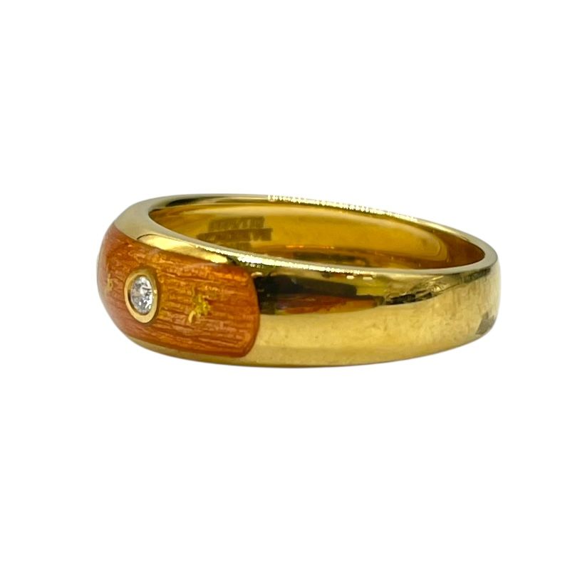 FABERGE K18YG Diamond Ring - Exquisite Gold Elegance
