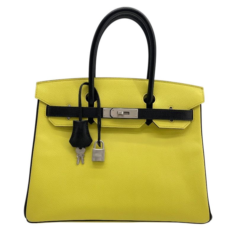 HERMES Birkin 30 Personal Order - Suffle & Black with Silver Hardware