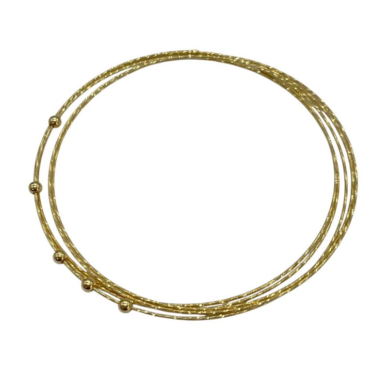 Exquisite K18YG Yellow Gold Design Bracelet for Women