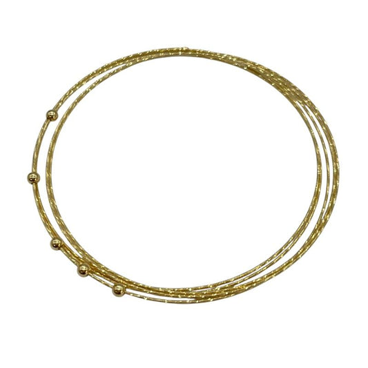 Exquisite K18YG Yellow Gold Design Bracelet for Women