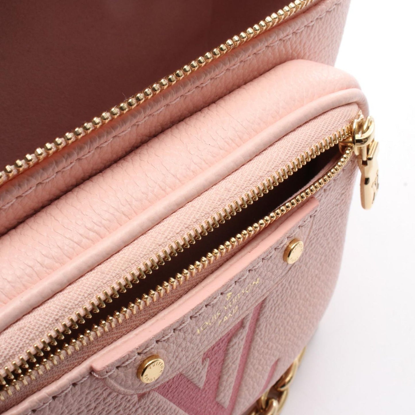 Louis Vuitton Mini Bum Bag in Pink Monogram Leather - Exquisite Craftsmanship