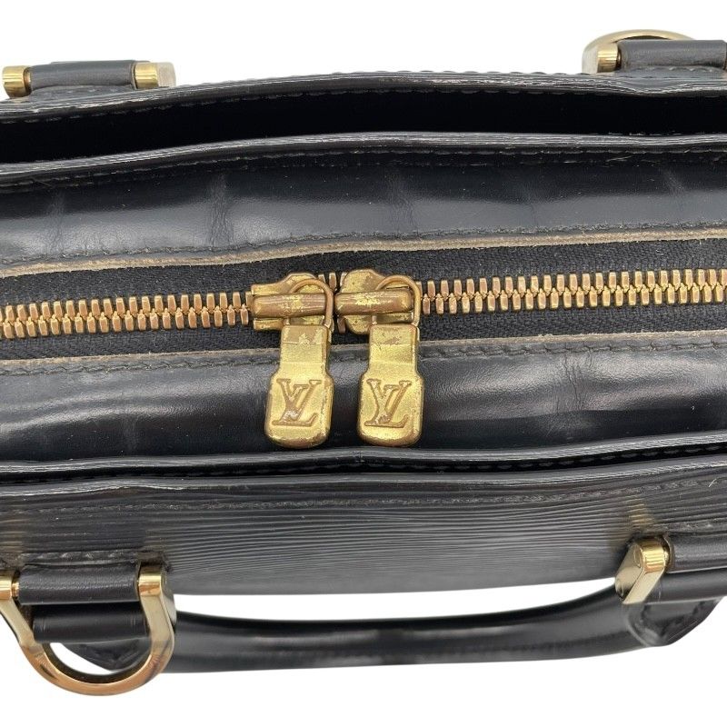 Louis Vuitton Ponnuif Handbag in Black Epi Leather - Timeless Elegance