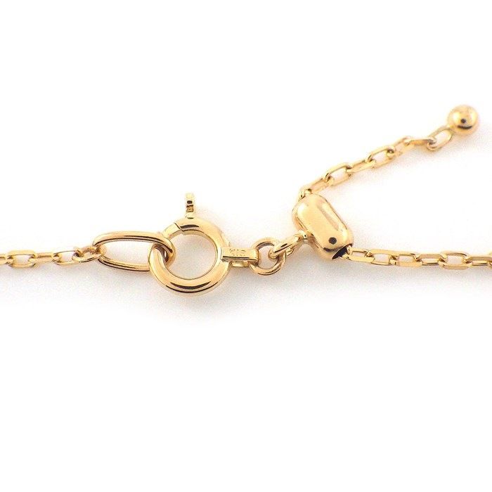 Exquisite 0.19ct Diamond Link Chain Necklace in K18 Yellow Gold