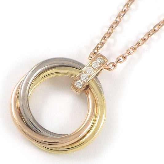 Cartier Trinity Necklace with Diamonds in Three Colors