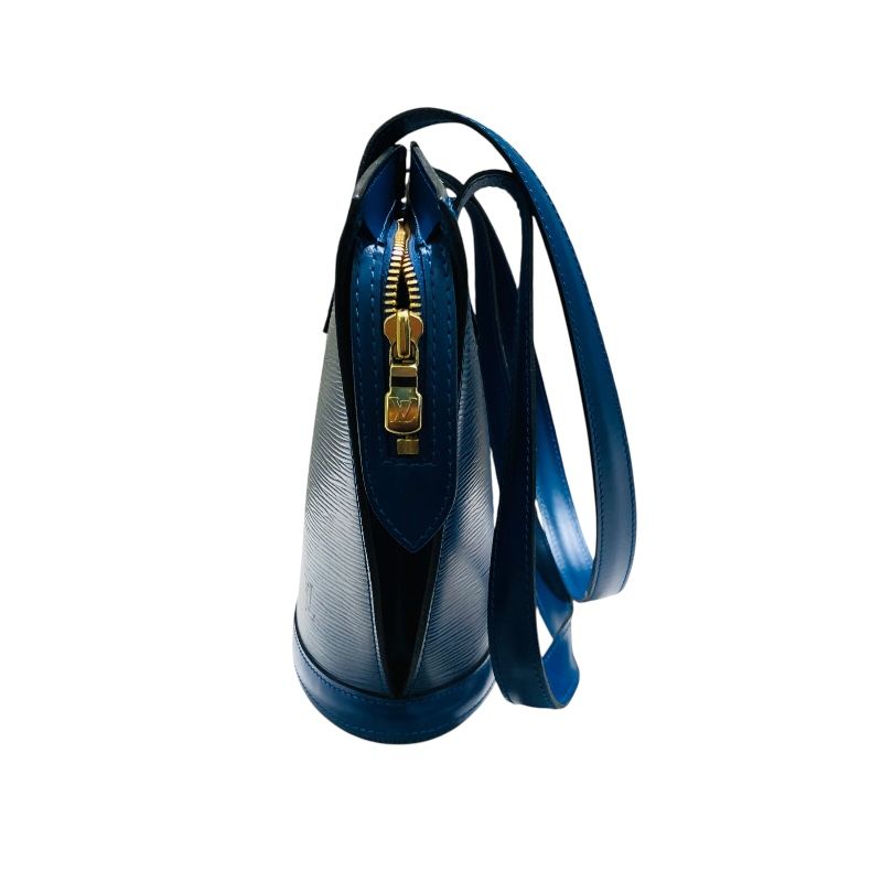 Louis Vuitton Saint Jacques Blue Epi Leather Shoulder Bag
