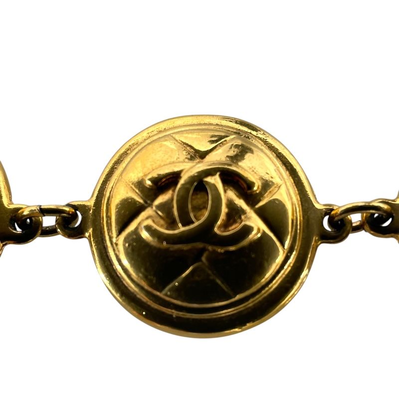 CHANEL Coco Mark Round Bracelet in Gold Metal - Exquisite Luxury