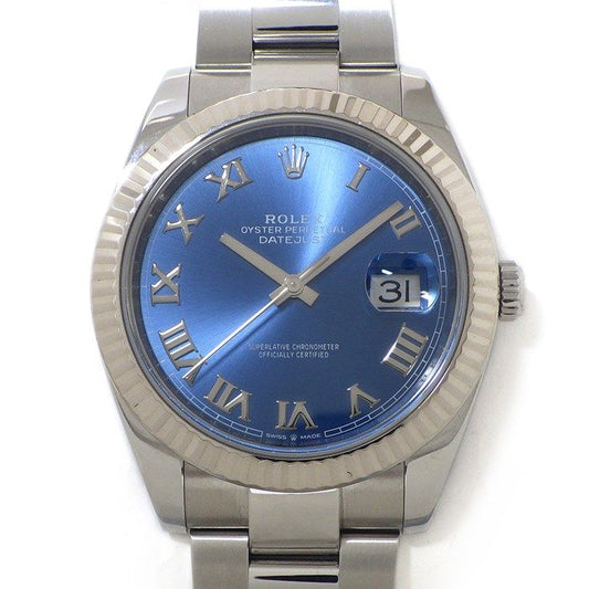 Rolex Datejust 41mm 126334 - Fluted Bezel, Azure Blue Dial