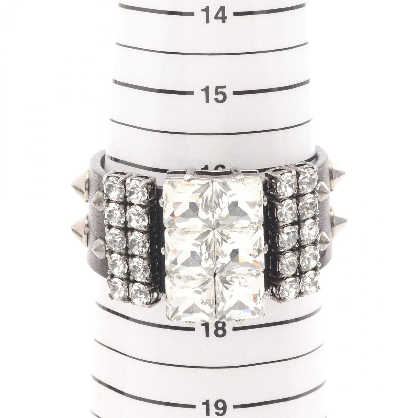 Miu Miu Studded Leather Bracelet - Exquisite Craftsmanship