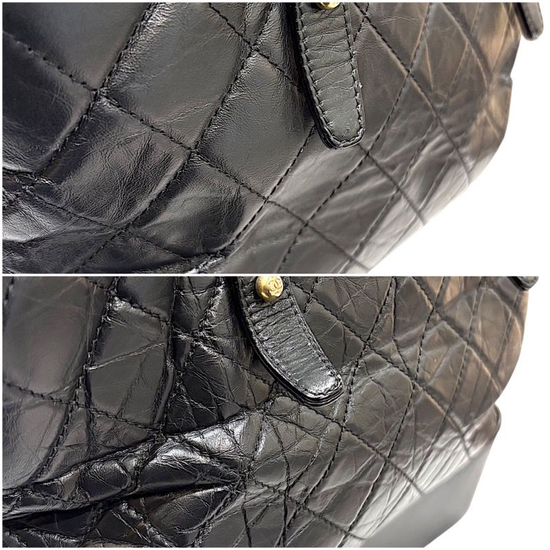 CHANEL Gabrielle 2WAY Tote Bag - Black/Gold/Silver Hardware