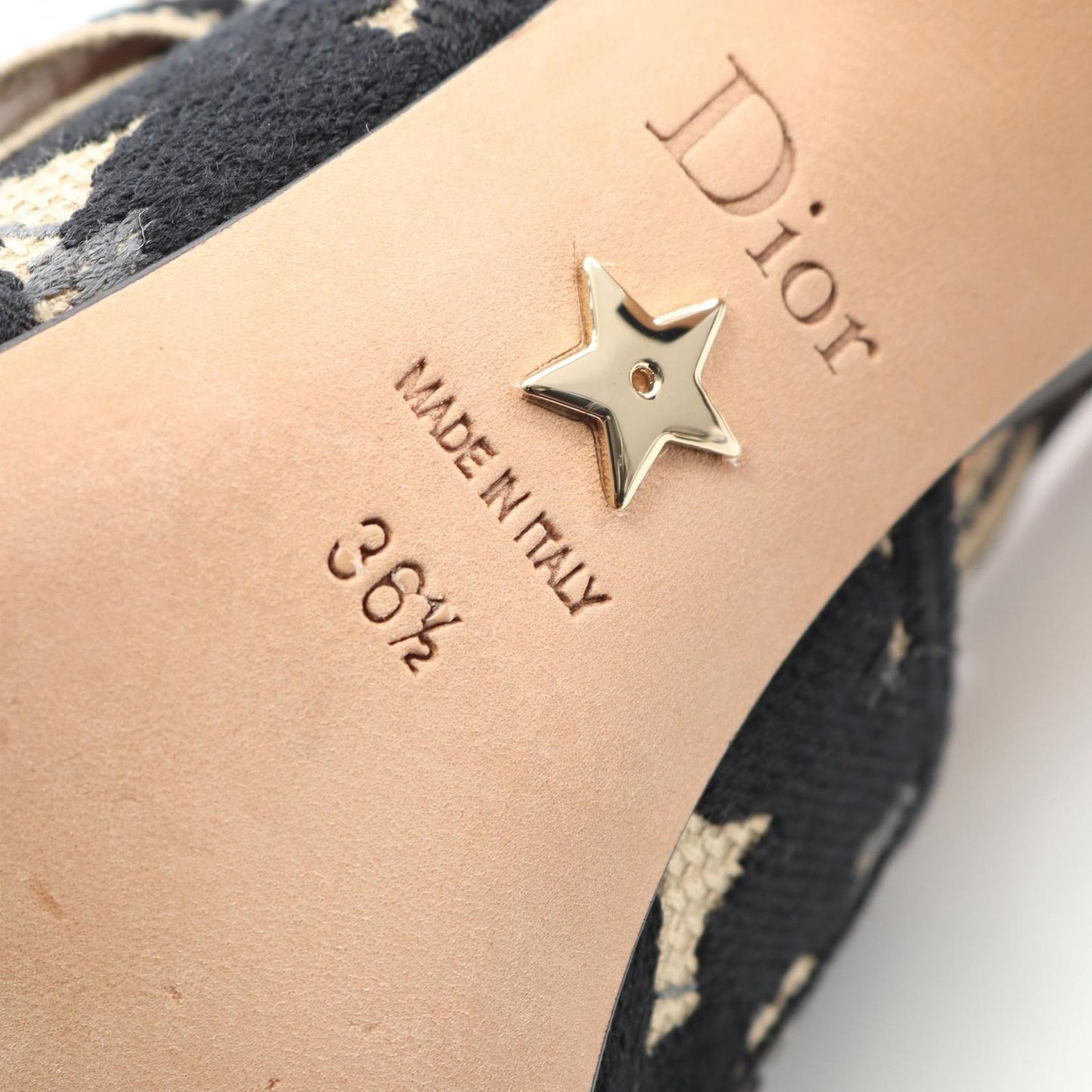 Dior J'ADIOR Canvas Pumps - Timeless Elegance in Black & Beige