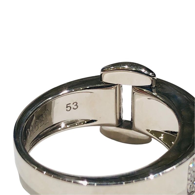 Piaget Miss Protocole Ring #53 in K18 White Gold - Exquisite Elegance