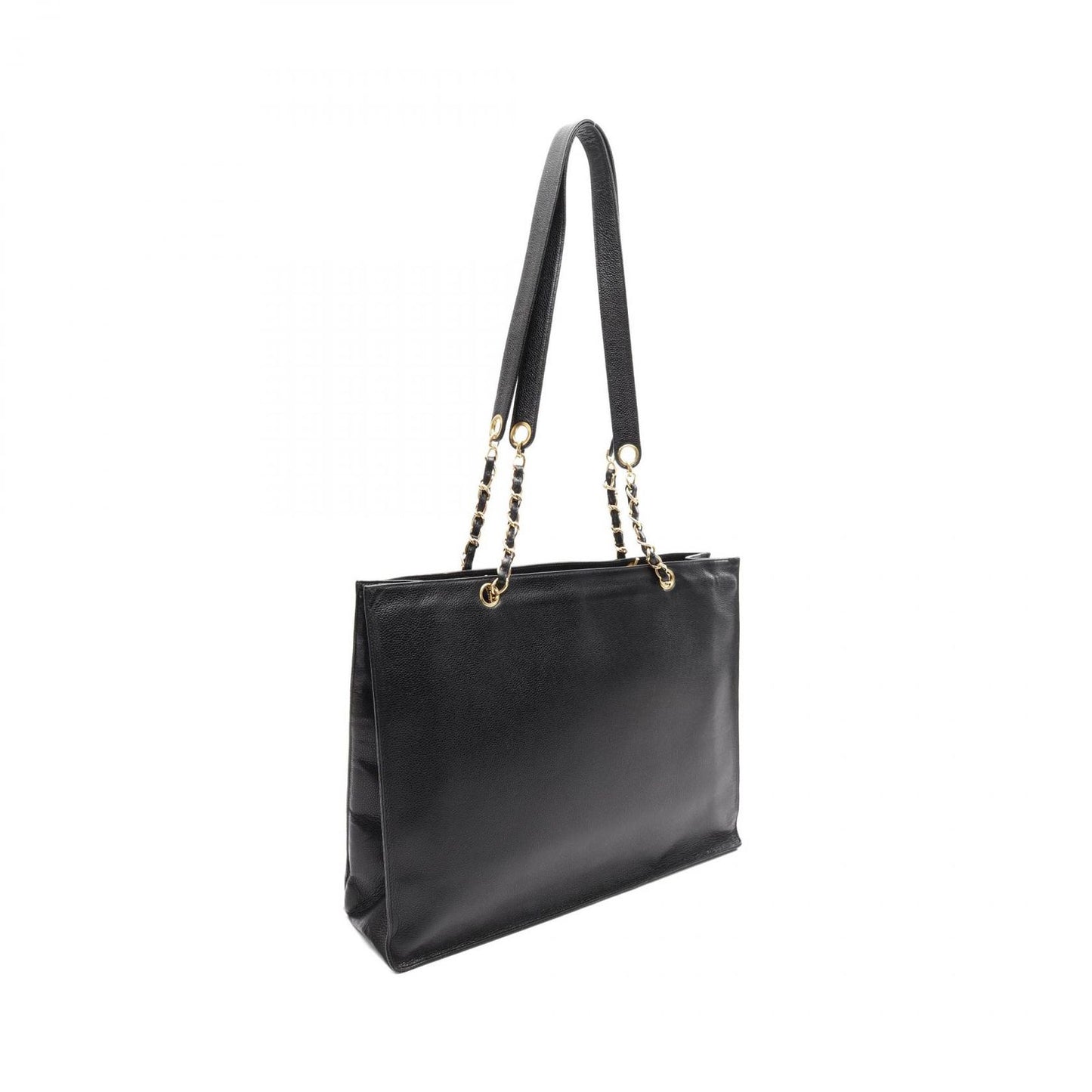 CHANEL Coco Mark Black Calfskin Tote Bag - Exquisite Luxury