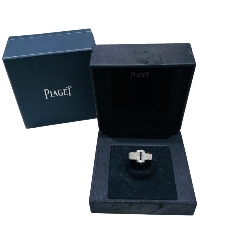 Piaget Miss Protocole Ring #53 in K18 White Gold - Exquisite Elegance
