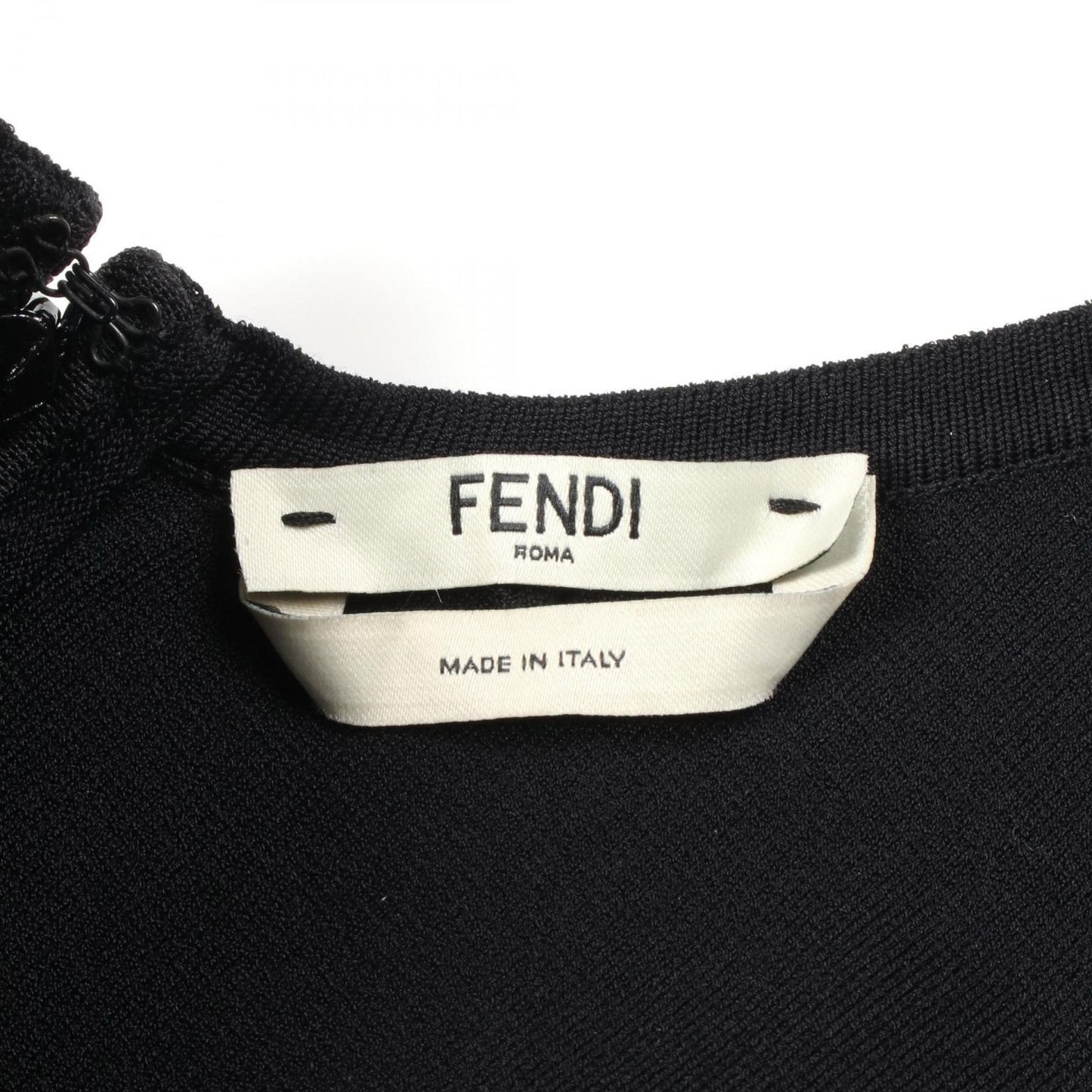 FENDI Elegant Rayon Dress in Classic Black - Size IT38