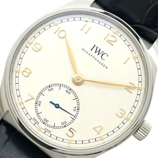 IWC Portugieser Automatic 40 IW358303 Silver Stainless Steel Watch