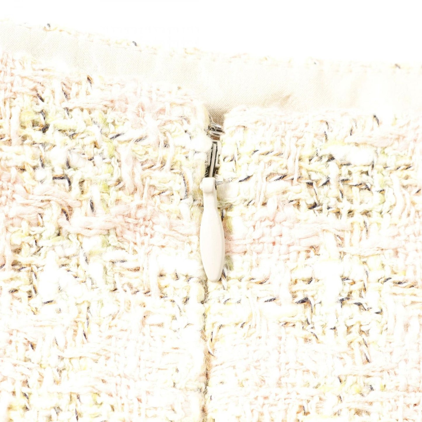 CHANEL Coco Mark Skirt in Black/White Cotton - Size 36