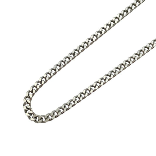 SEIKO 2-Sided Single Figaro Necklace in Pt850 - Exquisite Craftsmanship