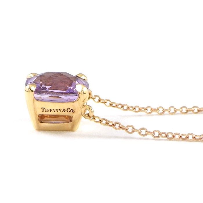 Tiffany & Co. Sparkler Amethyst Necklace in K18 Pink Gold