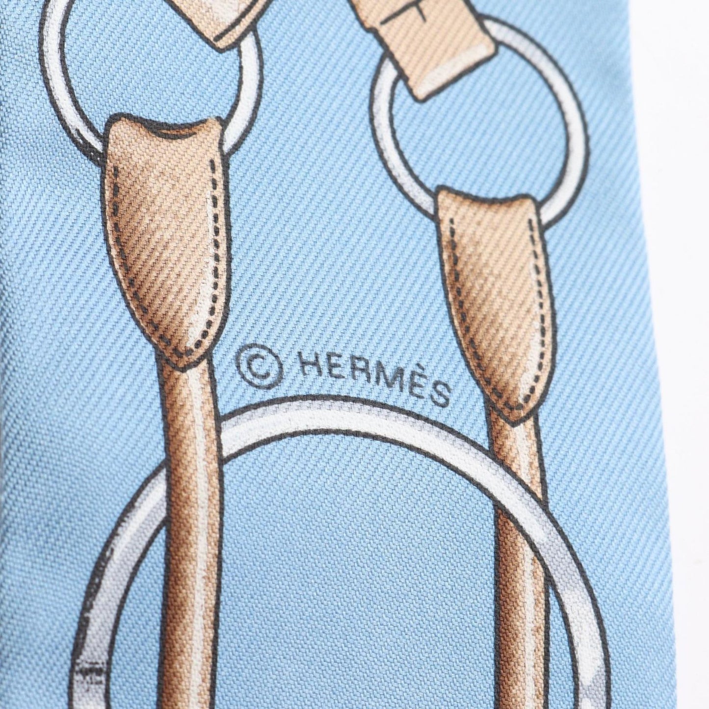 HERMES Twilly Scarf JUMPING in Silk - Unused Luxury Accessory